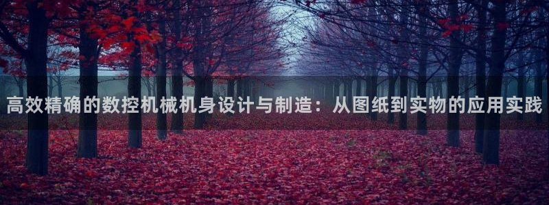 天辰娱乐指尖所:高效精确的数控机械机身设计与制造:从图纸到实物的应用实践