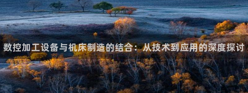 天辰娱乐 231639:数控加工设备与机床制造的结合:从技术到应用的深度探讨